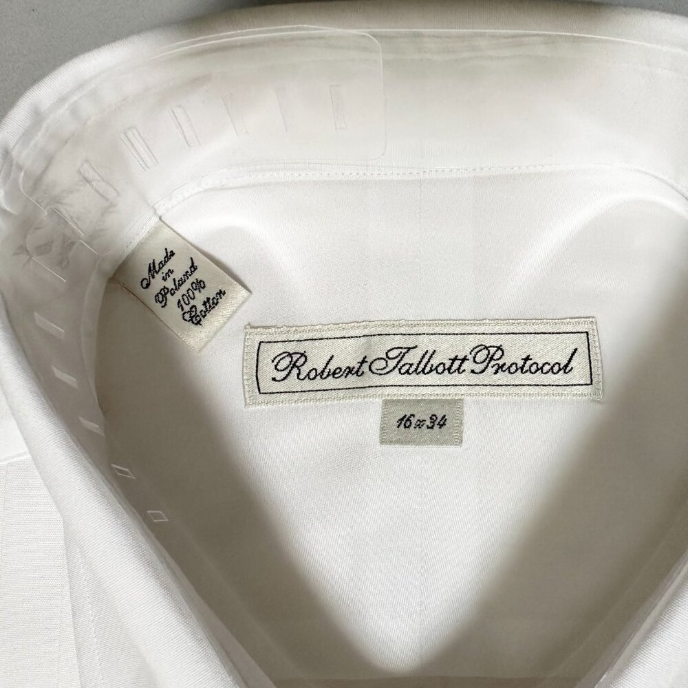 Robert Talbott Protocol Pleaded Tuxedo Shirt NWT … - image 6